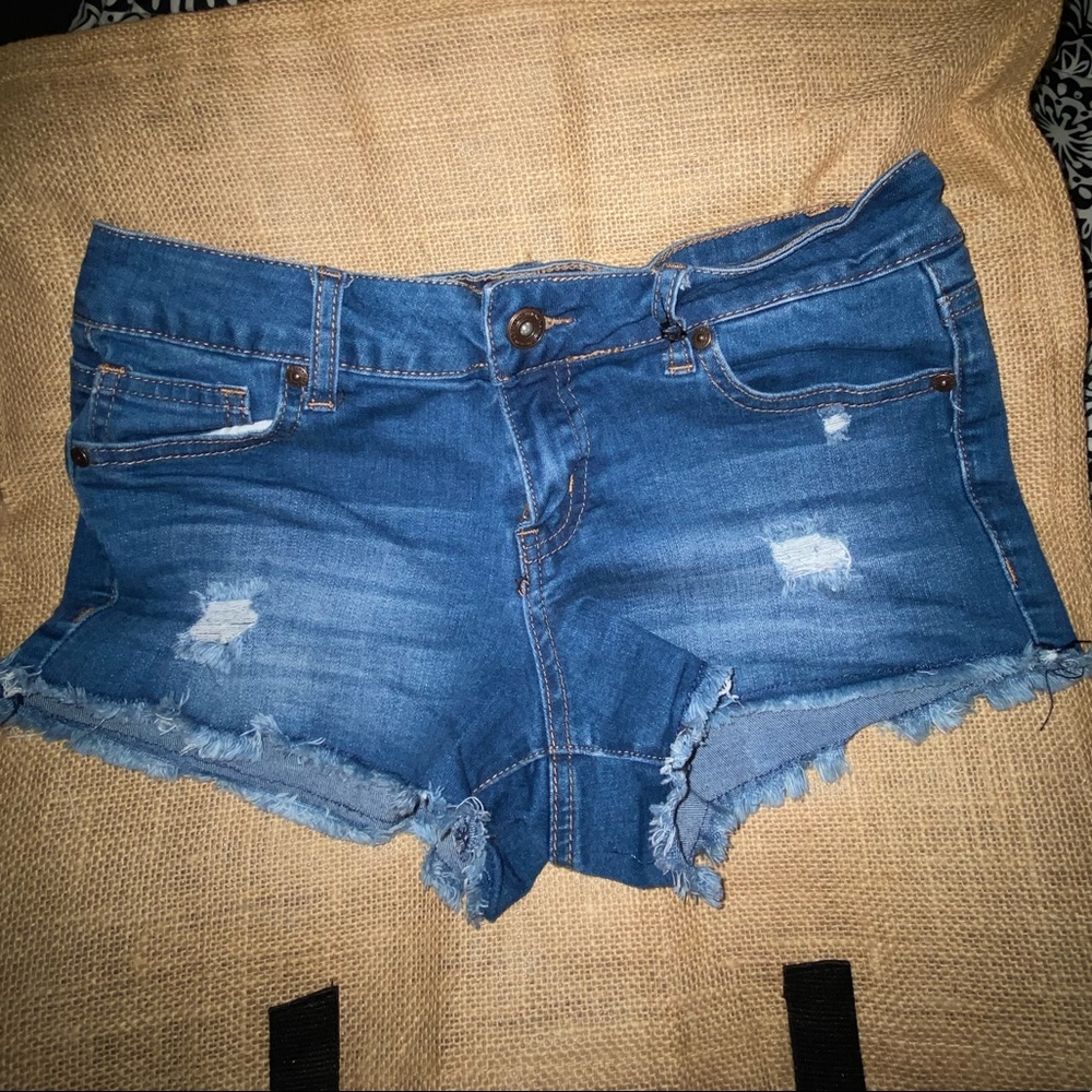Wax Jean Shorts
